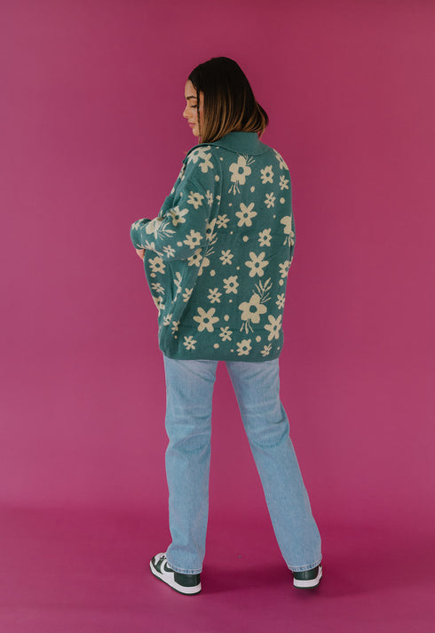 Twin Flame Floral Cardigan